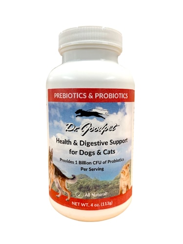 Dr. Goodpet Dog & Cat Probiotics & Prebiotics Powder Health & Digestive Support