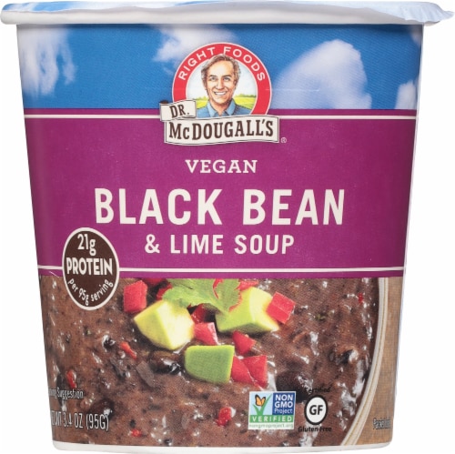 Dr. McDougall's Big Cup Vegan Soup Black Bean & Lime