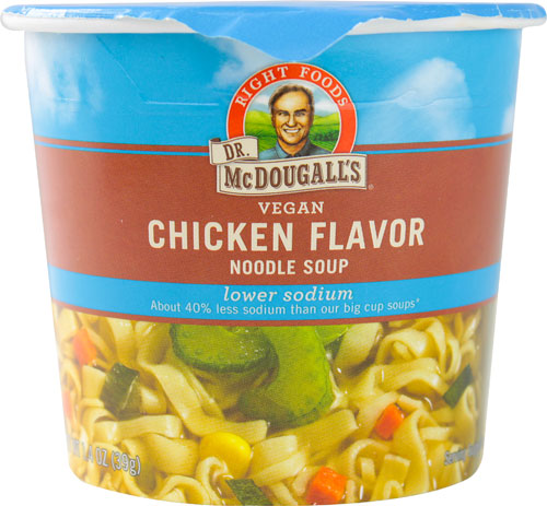 Dr. McDougall's Lower Sodium Vegan Soup Cup Chicken Noodle