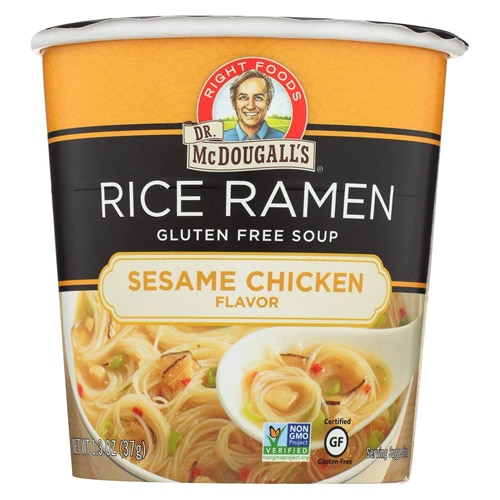 Dr. McDougall's Rice Noodle Gluten Free Soup Sesame Chicken