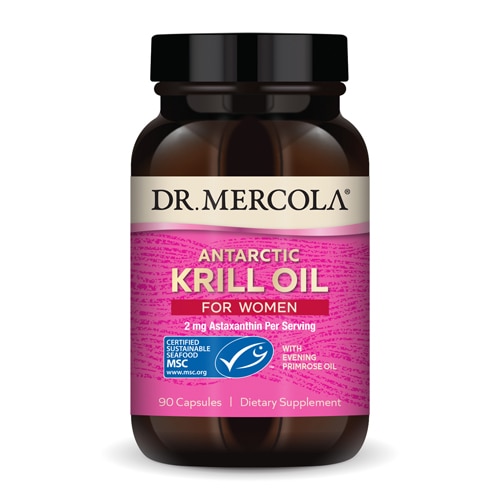 Dr. Mercola Antarctic Krill Oil for Women with Evening Primrose Oil