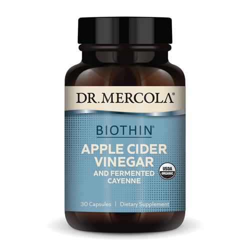 Dr. Mercola Biothin Fermented Apple Cider Vinegar and Cayenne