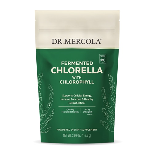 Dr. Mercola Fermented Chlorella with Chlorophyll Powder