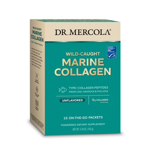 Dr. Mercola Marine Collagen Powder Packets Unflavored