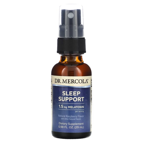 Dr. Mercola Melatonin Sleep Support Natural Raspberry