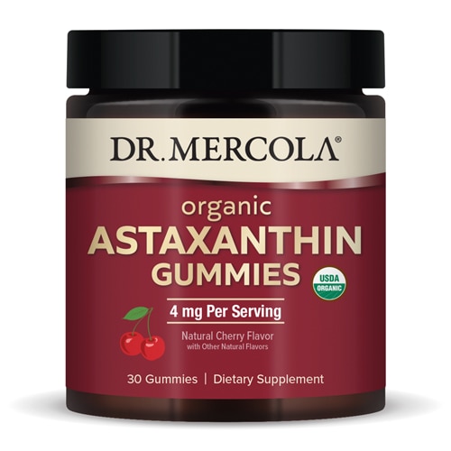 Dr. Mercola Organic Astaxanthin Gummies Cherry