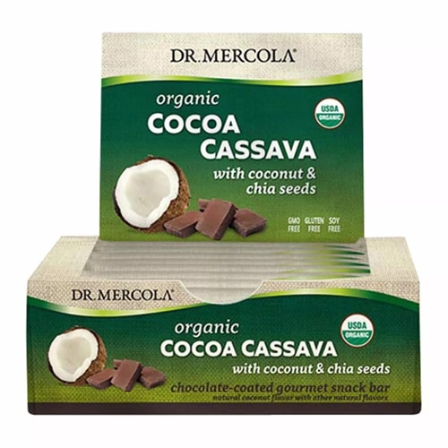 Dr. Mercola Organic Cocoa Cassava Energy Bar