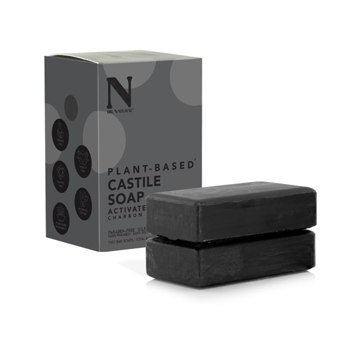 Dr. Natural Castile Bar Soap Activated - Charcoal