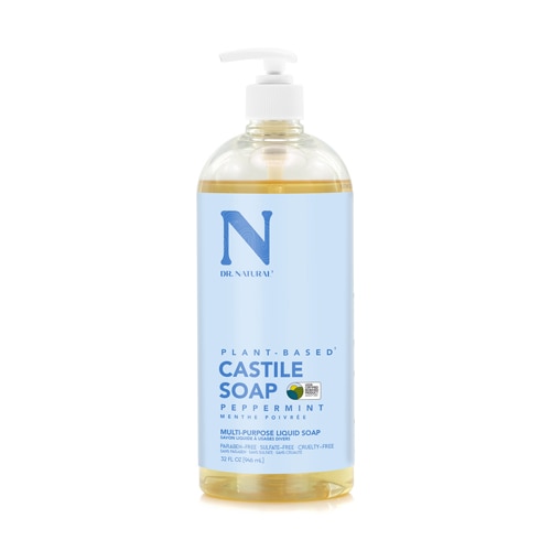 Dr. Natural Pure Castile Liquid Soap - Peppermint