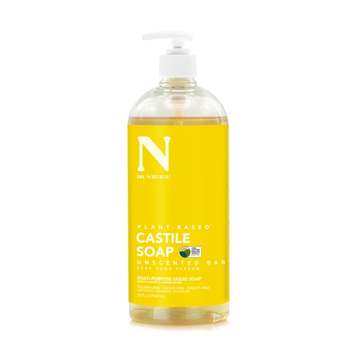 Dr. Natural Pure Castile Liquid Soap - Unscented Baby Mild