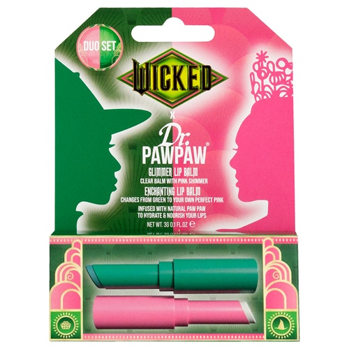 Dr. PawPaw x Wicked Lip Balm Duo - Enchanting and Glimmer