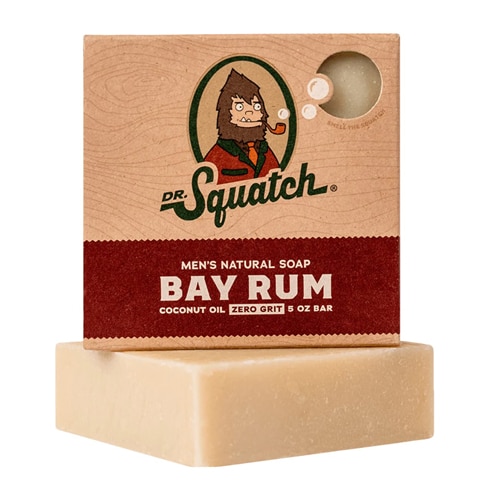 Dr. Squatch Men's Natural Bar Soap Bay Rum