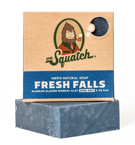 Dr. Squatch Men's Natural Bar Soap Fresh Falls