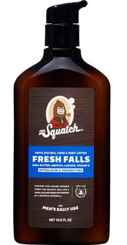 Dr. Squatch Men's Natural Lotion Fresh Falls