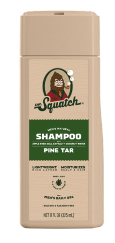 Dr. Squatch Men's Natural Shampoo Pine Tar