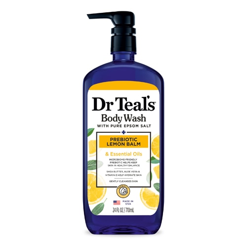 Dr Teal's Body Wash with Pure Epsom Salt - Prebiotic Lemon Balm