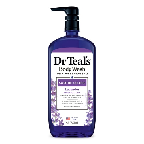 Dr Teal's Body Wash with Pure Epsom Salt - Soothe & Sleep Lavender