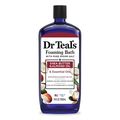 Dr Teal's Foaming Bath with Pure Epsom Salt - Shea Butter & Almond Oil