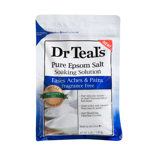 Dr Teal's Pure Epsom Salt Soaking Solution - Fragrance Free