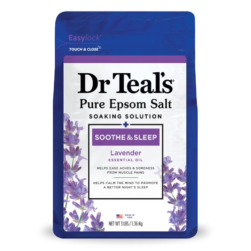 Dr Teal's Pure Epsom Salt Soaking Solution - Soothe & Sleep Lavender