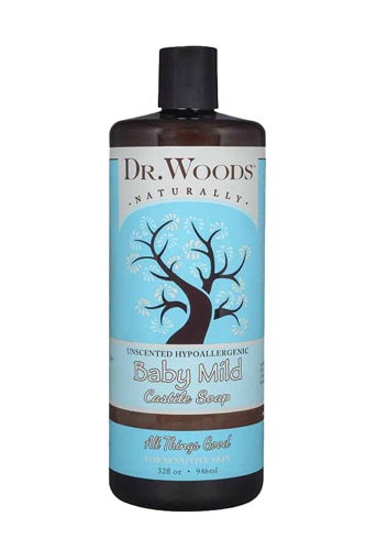 Dr. Woods Naturally Castile Soap Baby Mild Unscented