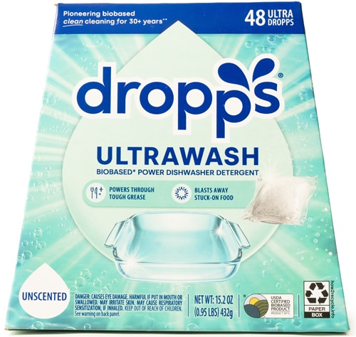 Dropps Dishwasher Detergent UltraWash Biobased Power Unscented