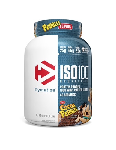 Dymatize ISO 100 Hydrolyzed Whey Protein Isolate Cocoa Pebbles