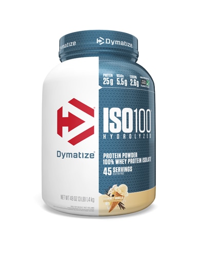 Dymatize ISO100™ Hydrolyzed 100% Whey Protein Isolate Gourmet Vanilla