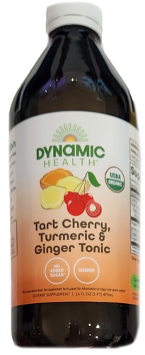 Dynamic Health Certified Organic Tart Cherry Turmeric & Ginger Tonic