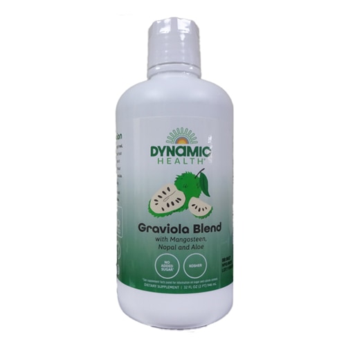 Dynamic Health Soursop Graviola Blend - Mangosteen Nopal and Aloe