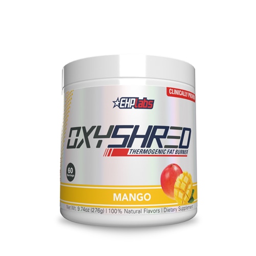 EHPLabs OxyShred Preworkout Powder - Energy Drink & Fat Burner Mango