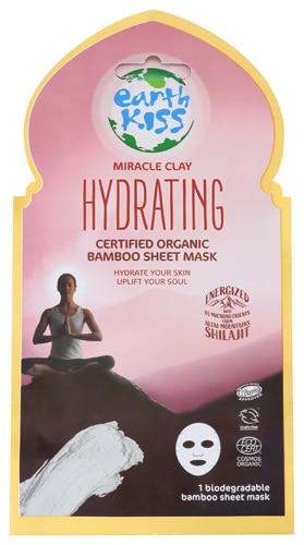 Earth Kiss Organic Miracle Clay Hydrating Bamboo Sheet Mask