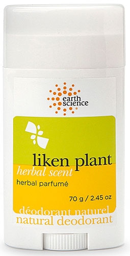 Earth Science Liken Plant Natural Deodorant Herbal Parfume