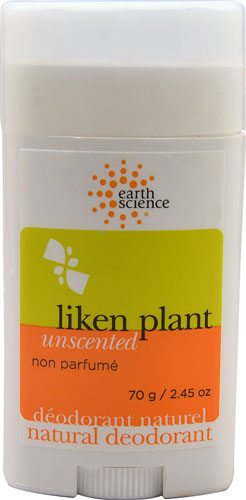 Earth Science Liken Plant Natural Deodorant Unscented