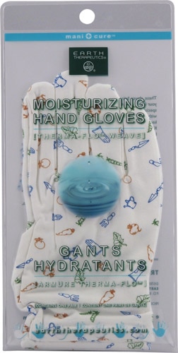 Earth Therapeutics Moisturizing Hand Gloves Garden Print