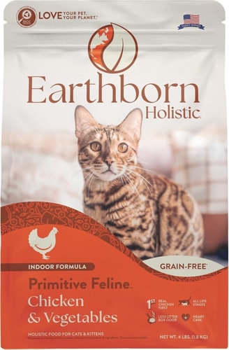 Earthborn Holistic Cat Dry Food Primitive Feline Grain-Free Chicken & Vegetables