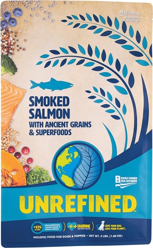 Earthborn Holistic Unrefined Dry Dog Food with Ancient Grains Smoked Salmon