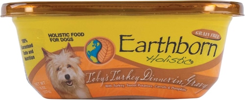 Earthborn Holistic Wet Dog Food Grain Free Toby's Turkey Dinner in Gravy