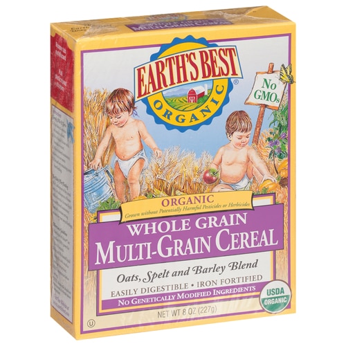 Earth's Best Organic Whole Grain Cereal Infant Multigrain