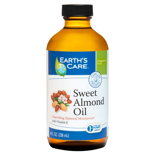 Earth's Care 100% Natural Sweet Almond Oil with Vitamin E