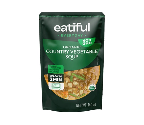 Eatiful Everyday Organic Non-GMO Vegan Soup Country Vegetable