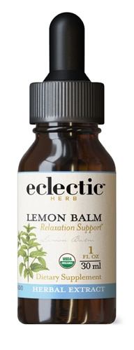 Eclectic Institute Organic Lemon Balm Herbal Extract