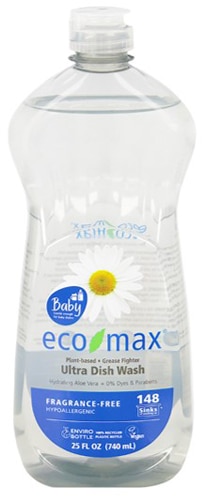 Eco-Max Ultra Dish Wash Liquid Fragrance Free