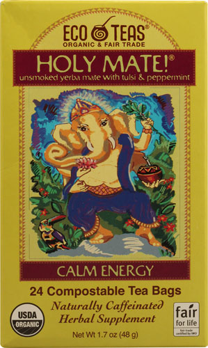 Eco Teas Holy Mate Calm Energy Tea Bags