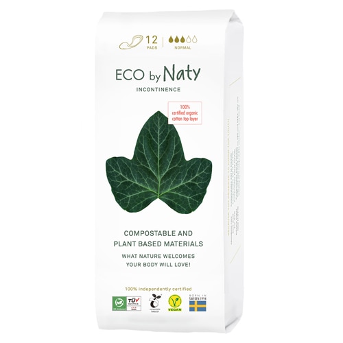 Eco by Naty Compostable Incontinence Pads Normal Absorbency