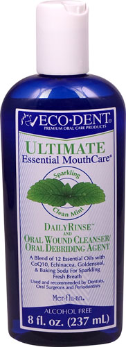Eco-dent Ultimate Essential Mouthwash & Oral Wound Cleanser Sparkling Clean Mint