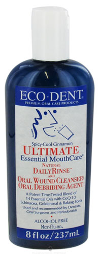 Eco-dent Ultimate Essential Mouthwash & Oral Wound Cleanser Spicy Cool Cinnamon