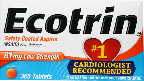 Ecotrin Safety Coated Aspirin