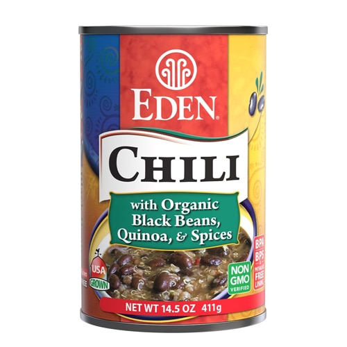 Eden Foods Organic Chili Black Beans Quinoa & Spices