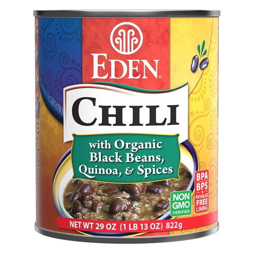 Eden Foods Organic Chili Black Beans Quinoa & Spices